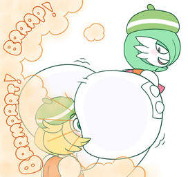 balls balls_outline bent_over beret big_balls big_bulge big_butt biped blonde_hair blush blush_stickers bottom_heavy bottomwear bulge bulge_from_behind butt clothing detailed_bulge dominant dominant_male duo face_in_ass fart fart_cloud fart_fetish farting_on_face female femboy genital_outline genitals green_eyes green_hair hair hat headgear headwear huge_butt human_on_humanoid interspecies lidded_eyes light_body light_skin looking_at_another looking_at_partner looking_back looking_back_at_another looking_back_at_partner male male_farting male_focus matching_outfits oblivious onomatopoeia open_mouth open_smile pokephilia shirt simple_background skirt smile sound_effects text thick_thighs tight_bottomwear tight_clothing tight_skirt topwear white_background white_body wide_hips drawful-s nintendo pokemon bianca_(pokemon) gardevoir generation_3_pokemon human humanoid mammal pokemon_(species) 2021 digital_drawing_(artwork) digital_media_(artwork) hi_res