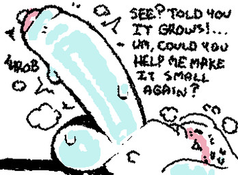 anthro balls big_balls big_penis blush bodily_fluids chibi ellipsis emanata erection exclamation_point expansion floppy_ears genital_expansion genitals glans huge_balls huge_penis humanoid_genitalia humanoid_penis hyper hyper_balls hyper_genitalia hyper_penis lop_ears lying male male_anthro monotone_body motion_onomatopoeia nervous nervous_sweat nude_anthro nude_male on_back onomatopoeia open_:3 penis penis_expansion pink_glans simple_background small_but_hung solo sound_effects squigglevision sweat talking_to_viewer text throbbing throbbing_penis white_background white_balls white_body white_ears white_penis ligma_(artist) cinnamoroll sanrio cinnamon_(cinnamoroll) canid canine canis domestic_dog mammal 2025 animated digital_media_(artwork) english_text flat_colors full-length_portrait low_res portrait wigglypaint_(artwork)