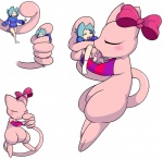 blush clothed clothing eyes_closed fellatio female legendary_pokémon looking_at_viewer male mew nintendo one_eye_closed oral oral_sex penis plain_background pokémon pussy sex size_difference straight video_games white_background
Rating: Explicit
Score: 7
User: ali-dee
Date: April 30, 2012