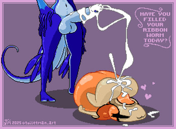 after_anal after_sex ass_up balls big_butt big_penis blue_balls blue_body blue_penis blue_tail bodily_fluids border butt countershade_tail countershade_torso countershading cum cum_expulsion cum_from_ass cum_in_ass cum_inflation cum_inside cum_on_butt cum_on_face cum_on_ground cum_on_penis cum_splatter duo erection eyes_closed faceless_character faceless_herm faceless_intersex female genital_fluids genitals hand_on_hip heart_symbol herm herm/female inflation intersex intersex/female long_tail navel not_furry nude orange_body penis shadow short_tail shortstack size_difference tail text toilet_man cypress_(toilet_man) squishy_(toilet_man) aquatic aquatic_gastropod blue_dragon_slug gastropod mollusk nudibranch ribbon_worm sea_slug slug worm worm_humanoid 2025 digital_media_(artwork) pixel_(artwork)