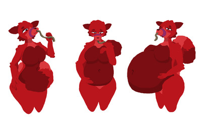 anthro belly belly_inflation big_belly breasts featureless_breasts featureless_crotch female hand_on_belly hand_on_breast holding_belly hose hose_in_mouth hose_inflation huge_belly hyper hyper_belly hyper_inflation inflation liquid_inflation navel red_body simple_background solo standing tail thick_thighs tied_muzzle water_inflation wide_hips 6saw789 kate_(6saw789) canid canine fox mammal 2024 digital_drawing_(artwork) digital_media_(artwork) hi_res sequence