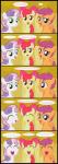 absurd_res accessory apple_bloom_(mlp) bow_(feature) bow_accessory bow_ribbon comic computer cutie_mark_crusaders_(mlp) earth_pony electronics english_text equid equine feathered_wings feathers female feral friendship_is_magic group hair_accessory hair_bow hair_ribbon hasbro hi_res horn horse jananimations laptop mammal my_little_pony mythological_creature mythological_equine mythology orange_body orange_feathers pegasus pony ribbons scootaloo_(mlp) smile sweetie_belle_(mlp) text tumblr unicorn wings young