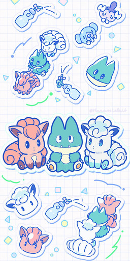 6_tails ambiguous_gender anthro blue_body blue_eyes bottle container fangs feral fur group hair looking_at_viewer multi_tail orange_body orange_fur orange_hair pawpads purple_body simple_background sitting solo tail teal_body teal_fur teeth trio water_bottle white_body white_fur white_hair muraselelait nintendo pokemon alolan_form alolan_vulpix bear canid canine cubchoo generation_1_pokemon generation_4_pokemon generation_5_pokemon generation_7_pokemon gothita humanoid mammal munchlax pokemon_(species) regional_form_(pokemon) vulpix 2025 hi_res signature