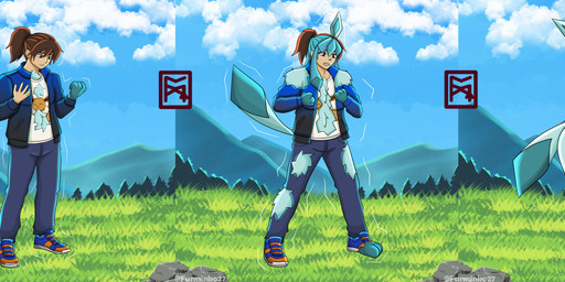 anthro breasts clothed_to_nude clothing clothing_loss female gender_transformation human_to_anthro male mtf_transformation nude outside pokemorph species_transformation standing three_frame_sequence torn_clothing transformation transformation_sequence furminko27 nintendo pokemon eeveelution generation_4_pokemon glaceon pokemon_(species) 3:1 absurd_res hi_res sequence