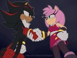 anthro clothing duo eye_contact female fingers footwear gesture gloves green_eyes hand_holding handshake handwear looking_at_another male narrow_hips narrowed_eyes red_eyes smile thin_calves thin_legs thin_thighs tuft cherryfurvixen sega sonic_boom sonic_the_hedgehog_(series) amy_rose shadow_the_hedgehog eulipotyphlan hedgehog mammal 2022 2d_animation animated motion_tweening short_playtime signature