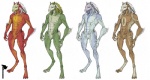 3_fingers 3_toes abs anthro arm_tuft biped blue_body blue_countershading blue_skin brown_body brown_skin countershading elbow_tuft feathers feet fingers front_view green_body green_countershading green_hair green_skin hair humanoid_pointy_ears male markings mask nipples nude orange_body orange_countershading pointy_ears red_body red_skin simple_background solo standing three-quarter_view toes tuft white_background white_body white_feathers white_hair white_markings wide_hips raven_red ketran alien avian dinosaur dromaeosaurid prehistoric_species reptile scalie theropod velociraptor full-length_portrait graphite_(artwork) mixed_media painting_(artwork) portrait sketch traditional_media_(artwork) watercolor_(artwork)