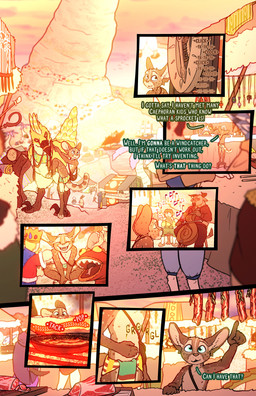 anthro bacon clock dialogue fantasy feral food hungry inventor landscape laugh machine male male_anthro meat mount music musical_instrument musical_note musical_symbol musician onomatopoeia pan_flute puppet sound_effects string_instrument symbol text wind_instrument woodwind_instrument fek the_sparks_of_daybreak fekkri_talot avian bird bovid bovine catfolk cattle halfling mammal absurd_res comic english_text hi_res