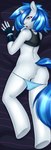 2014 3mangos absurd_res anthro anthrofied blue_hair butt clothing dakimakura equine female fingerless_gloves friendship_is_magic fur gloves hair hi_res horn mammal my_little_pony panties pussy red_eyes shirt solo tank_top underwear unicorn vinyl_scratch_(mlp) white_fur
Rating: Explicit
Score: 19
User: ultragamer89
Date: March 23, 2014