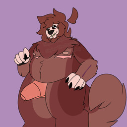 andromorph animal_genitalia anthro belly big_belly big_clitoris clitoris curled_tail erection exaggerated_mastectomy_scar fur genitals gesture hair hand_gesture hand_on_hip huge_clitoris hyper hyper_clitoris hyper_genitalia intersex knot knotted_clitoris knotted_penis mastectomy_scar nipples nude overweight penis pointing scar simple_background slightly_chubby solo standing t_dick tail teeth thick_thighs vulva skyler_the_dragon mythology canid canine mammal mythological_canine mythological_creature werecanid werecanine werecreature werewolf 1:1 digital_media_(artwork) hi_res trans_(lore) trans_man_(lore)