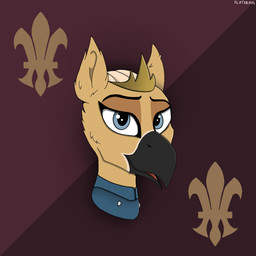 aquileia clothing crown discret female feral headgear solo vivienne_discret flaternus equestria_at_war hasbro my_little_pony mythology avian gryphon mythological_avian mythological_creature 1:1 portrait