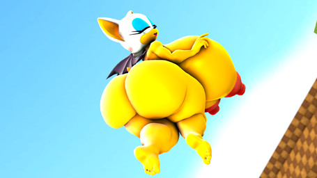 5_toes anthro big_breasts big_butt breasts butt feet female flying half-closed_eyes huge_breasts huge_butt hyper hyper_breasts looking_at_viewer looking_back membrane_(anatomy) membranous_wings narrowed_eyes nude rear_view solo thick_thighs toes wings rocketspuff kabalmystic_(modeler) sega sonic_the_hedgehog_(series) rouge_the_bat bat mammal 16:9 2025 3d_(artwork) digital_media_(artwork) hi_res widescreen