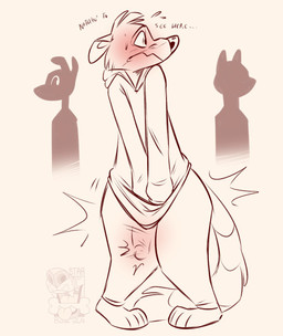 anthro barefoot blush blushing_profusely bodily_fluids bottomwear bulge clothed clothing covering covering_crotch detailed_bulge emanata embarrassed erection erection_under_clothing feet flying_sweatdrops front_view fur genital_outline group hoodie knock-kneed male male_focus markings pants penis_outline public public_erection ring_(marking) ringed_tail solo_focus standing striped_markings striped_tail stripes sweat sweatdrop tail tail_markings text topwear trio unwanted_erection starthewerewolf no_nut_november randy_(starthewerewolf) mammal procyonid raccoon 2025 digital_drawing_(artwork) digital_media_(artwork) english_text hi_res meme sketch
