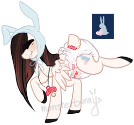 ambiguous_gender blush clothed clothing diaper feral hair heart_symbol pacifier pacifier_necklace simple_background solo standing text wings monsterbunny 2017 archived_source digital_drawing_(artwork) digital_media_(artwork) english_text signature watermark