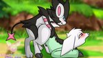 16:9 4k absurd_res albino albinoraynedeer all_fours blush clothing deer doggystyle duo female feral from_behind_position fur generation_4_pokemon hi_res hoodie looking_pleasured luxray lying male male/female mammal new_world_deer nintendo on_front pokemon pokemon_(species) rayne_blanc red_eyes sex topwear voltio white-tailed_deer white_body white_fur widescreen