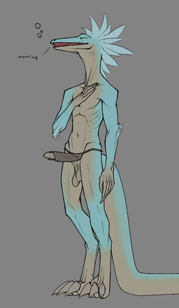3_toes anthro arm_tuft athletic athletic_male balls big_tail bottomwear claws clothed clothing darkened_balls darkened_genitalia darkened_penis dialogue digitigrade elbow_tuft erection erection_under_clothing eyes_closed feet finger_claws foreskin genitals grey_balls grey_body grey_claws grey_penis hand_on_chest head_tuft humanoid_genitalia humanoid_penis ineffective_clothing ineffective_loincloth loincloth loincloth_only long_tail male mostly_nude mostly_nude_male multicolored_body navel open_mouth penis red_mouth rib_cage saggy_balls sharp_teeth simple_background snout solo standing tail teal_body teeth text toe_claws toes topless tuft two_tone_body uneven_balls unretracted_foreskin wardrobe_malfunction bullchicken dinosaur dromaeosaurid prehistoric_species reptile saurischian scalie theropod velociraptor 2026 colored flat_colors