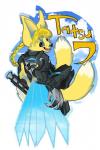 badge solo hayrider tatsu_kimiero canid canine fennec_fox fox mammal true_fox 2017 hi_res