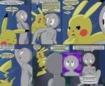 2018 ambiguous_gender anon branch comic ellipsis english_text fur generation_1_pokemon grey_body hi_res human humor lager_(artist) mammal night nintendo pikachu plant pokemon pokemon_(species) rodent speech_bubble text tree yellow_body yellow_fur