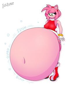 accessory anthro belly belly_expansion big_belly black_nose bloated blorp bracelet breasts clothing dress expansion eyelashes female footwear glorp gloves gold_(metal) gold_bracelet gold_jewelry green_eyes hair hair_accessory hairband handwear huge_belly hyper hyper_belly hyper_inflation inflation jewelry liquid_inflation looking_at_belly looking_at_own_belly looking_down looking_down_at_self motion_lines multicolored_body navel onomatopoeia panties pink_body pink_ears pink_hair red_clothing red_dress red_footwear red_hairband red_shoes shoes simple_background slosh sloshing_belly smile solo sound_effects tan_body tan_inner_ear text three-quarter_view two_tone_body underwear water_inflation white_background white_clothing white_gloves white_handwear white_panties white_underwear ic-icle sega sonic_the_hedgehog_(series) amy_rose eulipotyphlan hedgehog mammal 2025 absurd_res cel_shading colored digital_media_(artwork) hi_res shaded signature