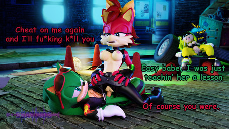 after_sex bodily_fluids breath cum cum_covered cum_in_vagina cum_inside dialogue duo fangs female genital_fluids leaking_cum male male/female messy nipples panting teeth text rotalice2 ssawnds coel3d_(modeler) milambre71_(modeler) archie_comics idw_publishing sega sonic_the_hedgehog_(archie) sonic_the_hedgehog_(comics) sonic_the_hedgehog_(idw) sonic_the_hedgehog_(series) fiona_fox scourge_the_hedgehog surge_the_tenrec afrosoricid canid canine eulipotyphlan fox hedgehog mammal red_fox tenrec true_fox 16:9 3d_(artwork) digital_media_(artwork) english_text hi_res widescreen