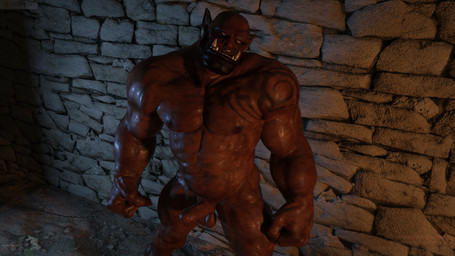 abs balls genitals humanoid_pointy_ears male muscular muscular_humanoid muscular_male nipples pecs penis pointy_ears solo tattoo darkviperbara ugoro humanoid orc 16:9 3d_(artwork) digital_media_(artwork) widescreen
