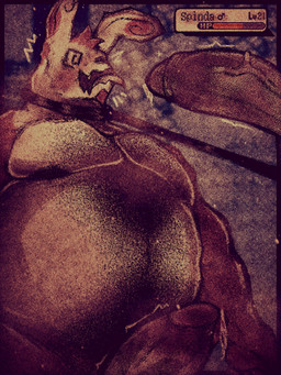 anthro arm_hair armpit_hair barazoku bdsm belly_hair belt belt_accessory belt_only big_penis blep bodily_fluids body_hair chest_hair duo fellatio fellatio_gesture gender_symbol genital_fluids genitals gesture hairy humanoid_genitalia humanoid_penis male male/male male_symbol musk musky_penis oral oral_request pecs penile penis precum pubes requesting sex sex_request slightly_chubby slightly_chubby_anthro slightly_chubby_male solo_focus spiral spiral_eyes submissive submissive_male suggestive suggestive_gesture symbol tongue tongue_out theanzelart game_freak nintendo pokemon generation_3_pokemon pokemon_(species) spinda 3:4 hi_res
