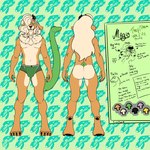 clothing hair horn living_tail long_hair snake_tail tail text underwear unusual_anatomy unusual_tail fungimagi chimera reptile scalie snake 1:1 english_text hi_res model_sheet