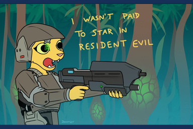 anthro armor biped clothing female finger_on_the_trigger fingers flashing_light fur gun headgear headwear helmet holding_gun holding_object holding_ranged_weapon holding_weapon open_mouth ranged_weapon scared shooting_gun solo weapon yellow_body yellow_fur dawnlux epilepsy_warning bethesda_game_studios halo_(series) microsoft oblivion prequel_adventure the_elder_scrolls xbox_game_studios katia_managan felid feline felis khajiit mammal 2d_animation animated crossover digital_drawing_(artwork) digital_media_(artwork)