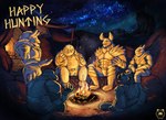 adventurer anthro armor campfire camping group male male/male night star dasinbun capcom hopkeeper_games monster_hunter jin_(higlafavtfom) joseph_(higlafavtfom) koku_(higlafavtfom) leo_(higlafavtfom) ridge_(higlafavtfom) runan_(higlafavtfom) brute_wyvern deviljho dodogama fanged_wyvern flying_wyvern nergigante rath_wyvern rathalos tigrex zinogre hi_res