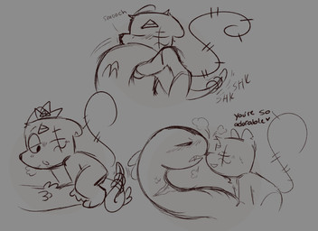 anthro cloacal cloacal_penetration duo feral kissing_body looking_pleasured male male/male nuzzling penetration scales scar sex tail rabiesram cult_of_the_lamb massive_monster_(studio) flinky_(cult_of_the_lamb) ratau_(cult_of_the_lamb) mammal murid murine rat reptile rodent scalie snake hi_res