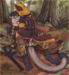 ambiguous_gender ambiguous_penetrated anal anal_penetration anthro anthro_on_feral anthro_penetrating anthro_penetrating_feral bestiality blue_eyes blue_hair bodily_fluids brown_body brown_fur camo camo_clothing camo_print clothing cowgirl_position duo erection exposed_balls fence feral feral_penetrated from_front_position fur genital_fluids genitals german_flag grey_body grey_fur gun hair harness male male/ambiguous male_on_feral male_penetrating male_penetrating_ambiguous on_bottom on_top open_mouth outside pattern_clothing paws penetration penis precum ranged_weapon rifle sex tongue tongue_out weapon firefangdragon jif_peanut_butter snowflake_(sftsl) canid canine canis domestic_dog elemental_creature felid german_shepherd herding_dog mammal pantherine pastoral_dog snow_leopard hi_res