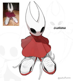 black_clothing black_footwear black_text cloak clothed clothing footwear monotone_cloak red_cloak red_clothing red_footwear text white_clothing white_footwear white_head sortrosphoresia hollow_knight_(franchise) team_cherry hornet_(hollow_knight) arthropod 2025 absurd_res hi_res
