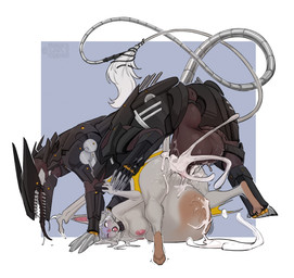 abdominal_bulge anthro anthro_on_feral anthro_penetrated anus balls bat_nose bat_wings belly bestiality big_balls big_belly big_breasts big_penis black_lips bodily_fluids breasts butt collar cum cum_inflation cum_inside cumshot dominant dominant_feral dominant_male duo ejaculation excessive_cum excessive_genital_fluids fangs female female_anthro feral feral_penetrating feral_penetrating_anthro genital_fluids genitals huge_balls huge_belly huge_penis hyper hyper_balls hyper_genitalia hyper_penis inflation large_penetration lips long_tail machine male male/female male_feral membrane_(anatomy) membranous_wings penetration penile penile_penetration penis penis_in_vagina sex sharp_teeth tail teeth tongue tongue_out vaginal vaginal_penetration wings sweetburn konami metal_gear blade_wolf verelle bat canid canine mammal robot robot_feral hi_res