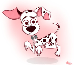 black_ears black_nose black_spots collar confuse feral fur grey_collar heterochromatic_ears male pink_inner_ear silver_(metal) solo spots star toony white_body white_fur white_spots pkbr4insh0ck_(artist) 101_dalmatian_street 101_dalmatians disney dylan_(101_dalmatians) canid canine canis dalmatian domestic_dog mammal hi_res