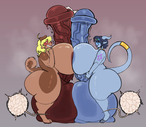 animal_genitalia animal_penis anthro areola aroused autotitfuck balls balls_on_floor balls_touching big_areola big_balls big_breasts big_butt big_penis blush bodily_fluids breast_play breasts butt clenched_teeth cum curvy_figure drooling duo equine_genitalia equine_penis erection excessive_cum excessive_genital_fluids fertility_analysis flared_penis frottage genital_fluids genitals gynomorph heart_eyes heart_symbol horn huge_balls huge_breasts huge_butt huge_penis hyper hyper_balls hyper_breasts hyper_butt hyper_genitalia hyper_penis internal intersex intersex/intersex jewelry leaking lips masturbation musk nude penile penile_masturbation penis penises_touching precum saliva sex slightly_chubby sperm_cell sweat teeth thick_lips thick_thighs throbbing vein veiny_penis voluptuous commanderthings blizzard_entertainment warcraft commander_(commanderthings) nara_(trynara) belgian_tervuren draenei humanoid absurd_res hi_res