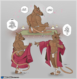 4_toes anthro armpit_hair asian_clothing athletic athletic_anthro athletic_male blush body_hair brown_body brown_fur brown_nipples brown_nose buckteeth bulge butt clothed clothing dialogue east_asian_clothing feet foot_wraps footwear fundoshi fur heart_symbol japanese_clothing looking_at_viewer male mature_anthro mature_male meditation navel nipples open_clothing open_robe pecs pubes robe sitting solo speech_bubble standing tail teeth text toes topless topless_anthro topless_male underwear whiskers wraps whacktheracc teenage_mutant_ninja_turtles teenage_mutant_ninja_turtles_(1987) master_splinter mammal murid murine rat rodent digital_media_(artwork) english_text hi_res
