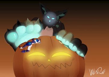 4_toes anthro blush blush_lines claws feet foot_fetish foot_focus foot_play glowing hair holidays jack-o'-lantern machine male male/male nails pawpads paws seductive simple_background smelly smelly_feet space star stomping teasing toes tongue tongue_out wiggle wrinkled_feet wrinkles anthony444333 halloween animal_humanoid canid canid_humanoid canine canine_humanoid fox fox_humanoid humanoid lagomorph leporid mammal mammal_humanoid protogen 2d_animation absurd_res animated digital_media_(artwork) frame_by_frame hi_res loop no_sound short_playtime webm