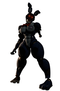3_toes 4_fingers abs anthro areola big_breasts blue_body bow_tie breasts crossgender dark_areola dark_nipples feet female fingers genitals glowing glowing_eyes looking_at_viewer machine missing_arm mtf_crossgender muscular muscular_anthro muscular_female red_bow_tie red_eyes simple_background solo standing thick_thighs toes vulva white_background wide_hips atumalaca atumalaca_(modeler) five_nights_at_freddy's five_nights_at_freddy's_2 scottgames withered_bonnie_(fnaf) animatronic lagomorph leporid mammal rabbit robot robot_anthro 2025 3d_(artwork) absurd_res digital_media_(artwork) full-length_portrait hi_res portrait