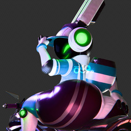 ambiguous_gender butt for_a_head machine motorcycle presenting presenting_hindquarters racer racing_suit screen screen_face sitting smile smiling_at_viewer smirk smirking_at_viewer solo vehicle oh49 project_turboblast tempo_(project_turboblast) android humanoid object_head robot robot_humanoid screen_head 1:1 hi_res