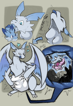 abdominal_bulge belly belly_squish big_belly bodily_fluids body_in_mouth dripping internal licking licking_lips multi_prey neck_bulge oral_vore organs rumbling_stomach saliva saliva_drip saliva_on_face size_difference squish stomach swallowing swallowing_sound_effect tongue tongue_around_body tongue_out tongue_wrap vore arkailart palworld pocketpair chillet lovander pal_(species) quivern absurd_res hi_res sequence