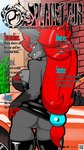anthro breasts butt female fur genitals magazine nipples nude pose solo vulva xdiegosilvax nintendo pokemon fan_character kaya generation_5_pokemon pokemon_(species) zoroark 9:16 absurd_res digital_media_(artwork) hi_res pinup