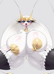 absurd_res anthro areola big_areola big_breasts big_butt big_nipples blush bodily_fluids breasts butt clothing drooling female garter_straps generation_7_pokemon genitals heart_eyes heart_symbol hi_res holding_breast huge_areola huge_breasts huge_butt huge_nipples hyper hyper_breasts hyper_butt legwear luditima nintendo nipples pheromosa pokemon pokemon_(species) pussy saliva solo thick_thighs thigh_highs tongue tongue_out ultra_beast