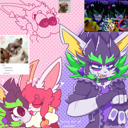 accessory amethyst_(gem) anthro arm_scar beads bent_arm big_eyes black_bottomwear black_claws black_clothing black_eyes black_gloves black_handwear black_jacket black_topwear blue_eyes bottomwear canon_x_oc cheek_scar cheek_tuft claws clothed clothing directional_arrow duo ear_piercing ear_tuft eyebrow_through_hair eyebrows eyelashes facial_markings facial_scar facial_tuft female female/female female_anthro finger_scar fingerless_gloves fur gem gloves grey_scar hair hair_accessory hair_beads hand_pawpads handwear head_markings heart_eyes heart_symbol jacket light long_ears markings medium_hair nose_lick notched_ear open_clothing open_jacket open_mouth open_smile open_topwear orange_hair orange_markings orange_tongue pawpads piercing pink_eyebrows pink_eyelashes pink_eyelids pink_eyes pink_hair pink_inner_ear pink_line_art pink_tongue pulling_gloves purple_clothing purple_eyelids purple_pawpads purple_shirt purple_topwear scar screencap screencap_redraw sharp_teeth shirt smile spiky_hair star_ear_piercing teeth text thick_eyebrows tongue tongue_out topwear torn_clothing torn_shirt torn_topwear translucent translucent_hair tuft white_body white_fur x_scar yellow_inner_ear gaypastabake mario_bros mario_plus_rabbids_sparks_of_hope neuron_activation nintendo raving_rabbids rayman_(series) ubisoft bowser edge_(mario_plus_rabbids) fan_character popsicle_(gaypastabake) koopa lagomorph leporid mammal rabbid rabbit scalie 1:1 2025 artist_name colored colored_line_art digital_drawing_(artwork) digital_media_(artwork) english_description english_text hi_res lighting meme multiple_images reference_image shaded