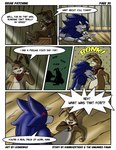 2021 anthro blue_body blue_fur brown_body brown_fur canid canine canis clothing comic cuff_(restraint) detailed_background dialogue duo english_text feral fur gag growling handcuffs hare_(monster_rancher) headbutt hi_res lagomorph leonirikuz leporid lockpick male male/male mammal metal_cuffs monster_rancher multicolored_body multicolored_fur rabbit restraints scarf shackles sound_effects tan_body tan_fur tecmo text tiger_(monster_rancher) two_tone_body two_tone_fur white_body white_fur wolf