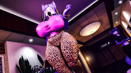 animal_print anthro big_breasts bimbo_(fashion) bimbofied breasts cheetah_print ear_piercing ear_ring female group hoop_ear_ring jewelry lips male piercing purse ring_piercing shocked thick_lips thick_thighs trio heresy_sfm dogzeela_(modeler) petruz_(modeler) warfaremachine_(modeler) nintendo star_fox krystal_(star_fox) lizard_(petruz) warfare_krystal canid canine fox lizard mammal reptile scalie 16:9 3d_(artwork) digital_media_(artwork) widescreen