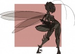 abstract_background antennae_(anatomy) anthro arthropod_abdomen clothing digitigrade female insect_wings looking_back multi_arm multi_limb nude panties rear_view simple_background solo underwear wide_hips wings drpepsi jete_(drpepsi) arthropod cricket insect orthopterid 2013 aliasing digital_media_(artwork)