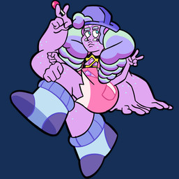 4_eyes 5_fingers 6_arms biped black_clothing black_shirt black_topwear blue_eyes candy clothed clothed_humanoid clothed_male clothing dessert eyebrows fingers food footwear freckled_arms freckled_face freckled_legs freckles fully_clothed gem hair hat headgear headwear holding_candy holding_food holding_lollipop holding_object lollipop long_hair male male_humanoid mouth_closed multi_arm multi_eye multi_limb not_furry overalls pink_clothing pink_overalls pockets pose purple_body purple_clothing purple_eyebrows purple_eyes purple_footwear purple_hair purple_hat purple_headwear purple_shoes purple_skin shirt shoes simple_background solo topwear transparent_background thediamond637 cartoon_network steven_universe fan_character lavender_quartz_(thediamond637) alien alien_humanoid gem_(species) gem_fusion humanoid alpha_channel cel_shading digital_drawing_(artwork) digital_media_(artwork) hi_res portrait shaded