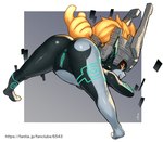 2021 all_fours anus armor ass_up black_body black_skin bodily_fluids butt fangs female genital_fluids genitals grey_background hair headgear helmet humanoid inviting jack-o'_pose kawakami_rokkaku looking_back markings midna nintendo not_furry open_mouth open_smile orange_hair pose prehensile_hair presenting presenting_hindquarters presenting_pussy pussy red_eyes seductive short_stack signature simple_background smile solo spread_legs spreading teeth the_legend_of_zelda third-party_edit twili twilight_princess vaginal_fluids white_body white_skin yellow_sclera