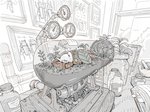 amazing_background anthro backpack biped detailed_background leaf lying plant scenery_porn sleeping solo ryo_yambe mammal mouse murid murine rodent 2020 detailed hi_res