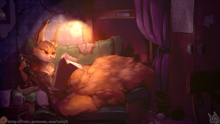 5_fingers anthro biped boots breasts chair cigarette cleavage clothed clothing compass container cup curtains detailed_background female fingers fluffy fluffy_tail footwear fur furniture inside lamp paper purple_eyes reading shoes sitting solo tail wide_hips window atryl wisteria mammal rodent sciurid tree_squirrel 2017