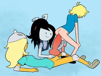 animal_genitalia animal_penis anthro anthro_penetrating balls big_penis black_hair blonde_hair blue_background breasts butt canine_genitalia canine_penis cleavage clothed clothing crossgender erection faceless_character faceless_male footwear ftg_crossgender fti_crossgender genitals group group_sex gynomorph hair handjob herm herm/male human_on_anthro humanoid_genitalia humanoid_penis intersex intersex/male interspecies knot long_hair lying male male_penetrated on_back penetration penile penis sex shoes side_view simple_background smile threesome joshin adventure_time cartoon_network bronwyn_(adventure_time) finn_the_human marceline_abadeer bear canid canine canis demon demon_humanoid domestic_dog human humanoid hybrid mammal rainicorn vampire 2020 hi_res niece_(lore) pseudo_incest_(lore) uncle_(lore) uncle_and_niece_(lore)